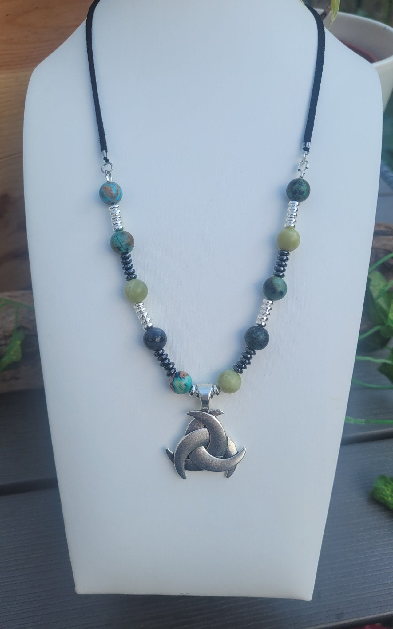 Trifecta Crescent Pendant - Daonna Designs