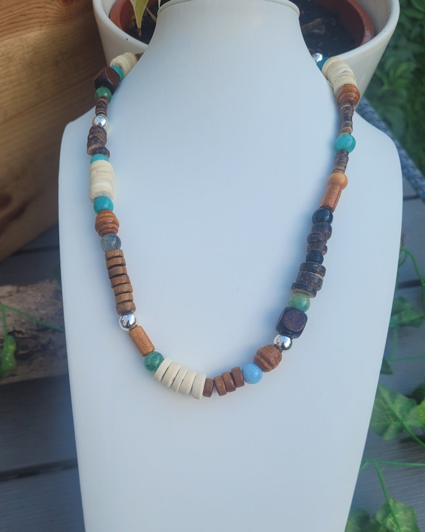 Wooden Unisex Necklace - Daonna Designs
