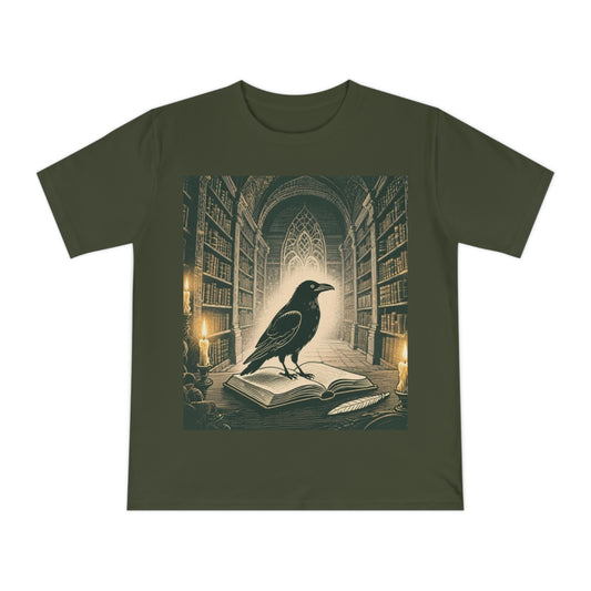 Gothic Library Unisex T-shirt | Dark Academia Vibes | Gothic Aesthetic | Halloween Theme TShirt