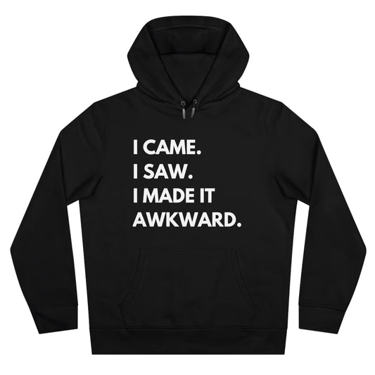 Humorous King Hooded Sweatshirt, Funny Hoodie, Gift for Friends, Casual Wear, Comfortable Sweatshirt, Unique Hoodie Design