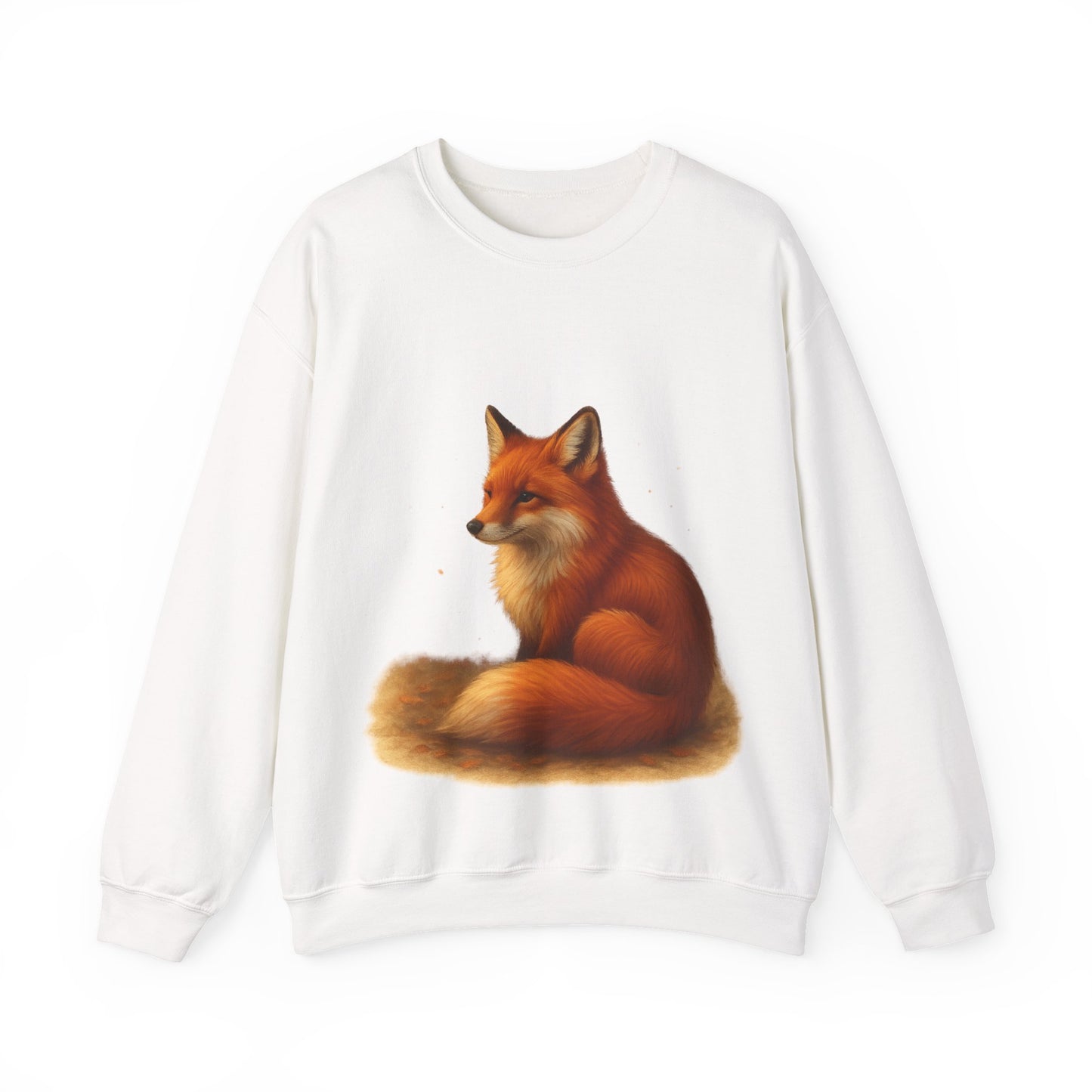 Cozy Fox Sweatshirt, Cute Animal Crewneck, Gift for Animal Lovers, Casual Fall Apparel, Art-Inspired Clothing