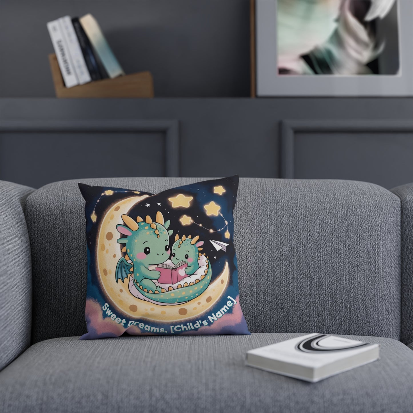 Kids' Dragon Pillow