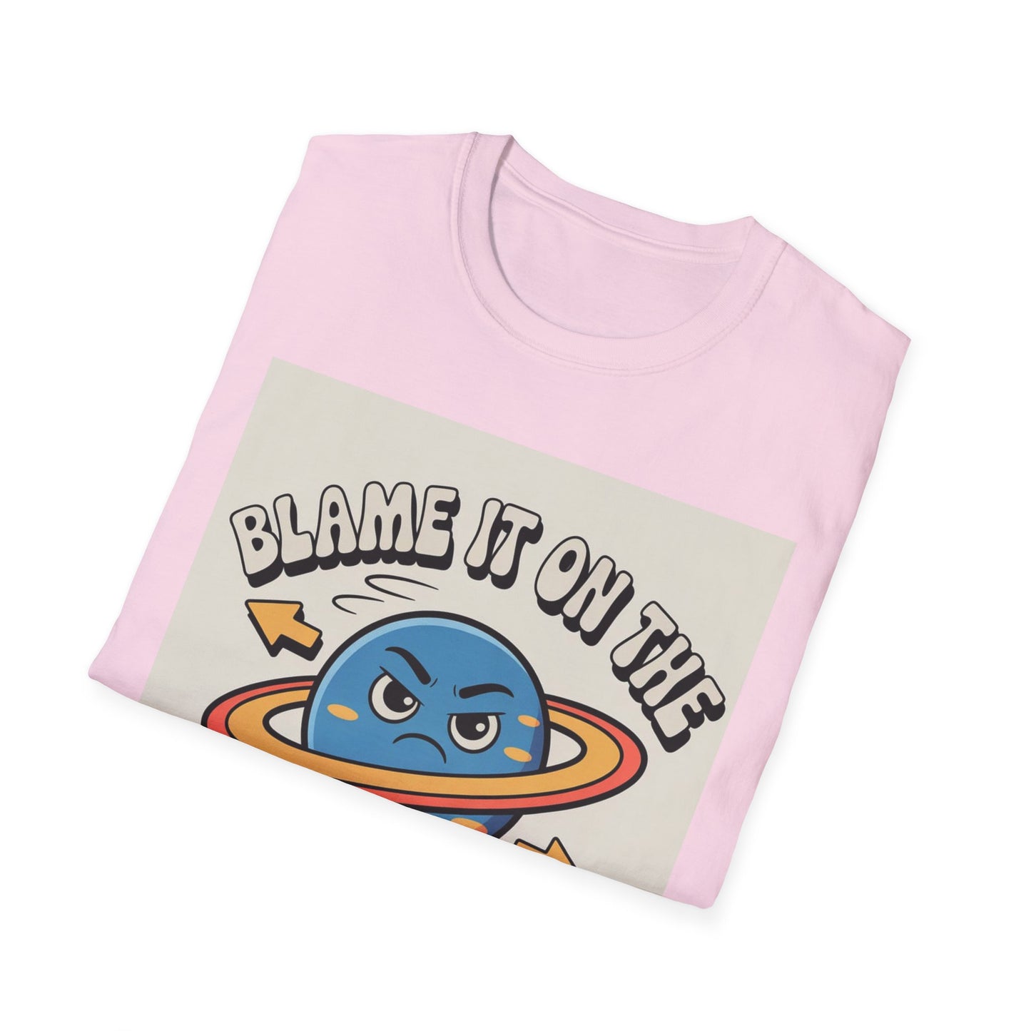 Mercury Retrograde Cosmic Excuse Unisex T-Shirt, Astrology Lover Graphic Tee, Planet Wink Apparel, Quirky Cosmic Sass Top, Funny Zodiac Gift