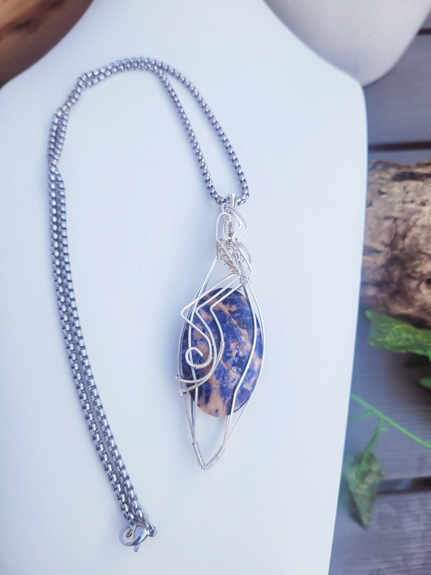 Sodalite Unisex Pendant