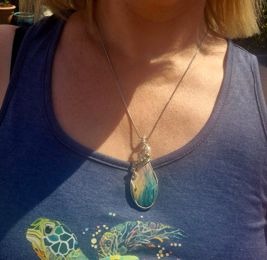 Crazy Lace Agate Necklace