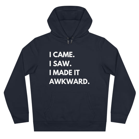 Humorous King Hooded Sweatshirt, Funny Hoodie, Gift for Friends, Casual Wear, Comfortable Sweatshirt, Unique Hoodie Design