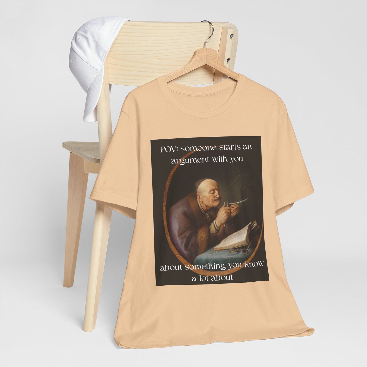 POV: Argument Expert Meme Tee – Classical Art Funny T-Shirt for Know-It-Alls, Scholars & Sass Masters