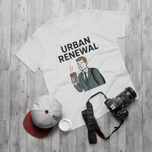 Urban Renewal Men's T-shirt - Stylish Everyday Wear, Gift for Him, Office Casual, Trendy Graphic Tee, Perfect for Events