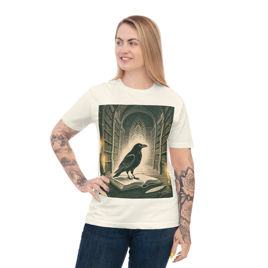 Gothic Library Unisex T-shirt | Dark Academia Vibes | Gothic Aesthetic | Halloween Theme TShirt