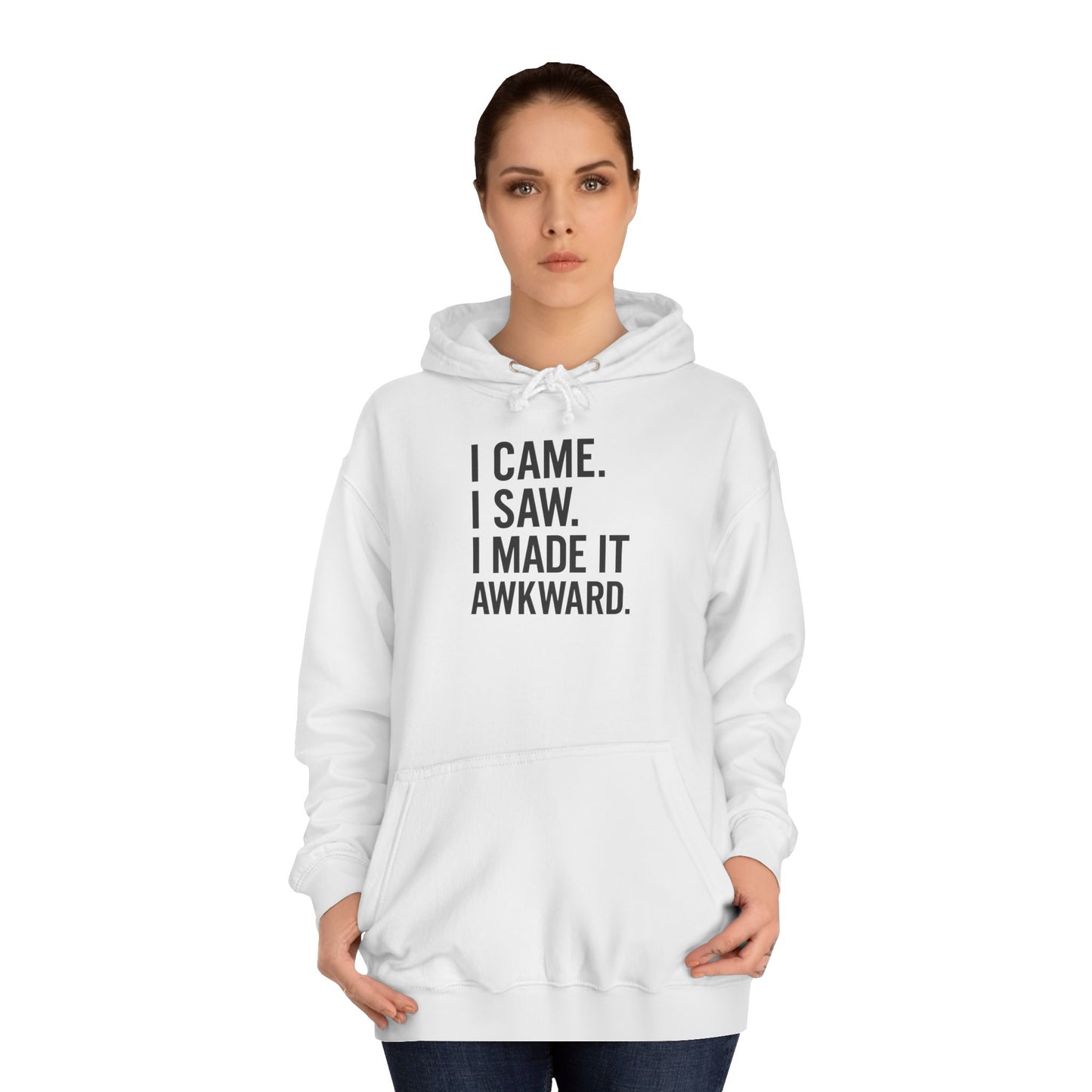 Sarcastic Quote Hoodie, Minimalist Funny Graphic Sweatshirt, Bold Lines College Hoodie, Cool Unisex Hoodie, Sarcastic Quote Sweatshirt,