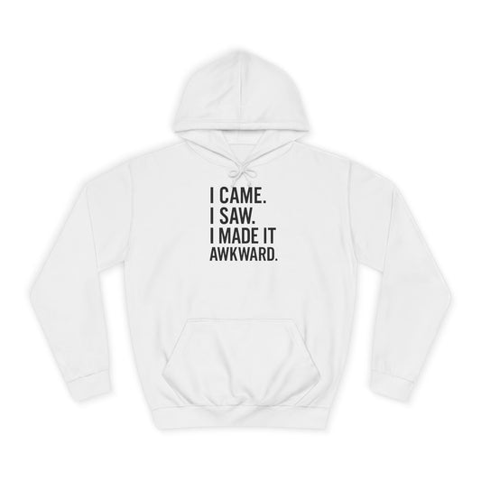 Sarcastic Quote Hoodie, Minimalist Funny Graphic Sweatshirt, Bold Lines College Hoodie, Cool Unisex Hoodie, Sarcastic Quote Sweatshirt,