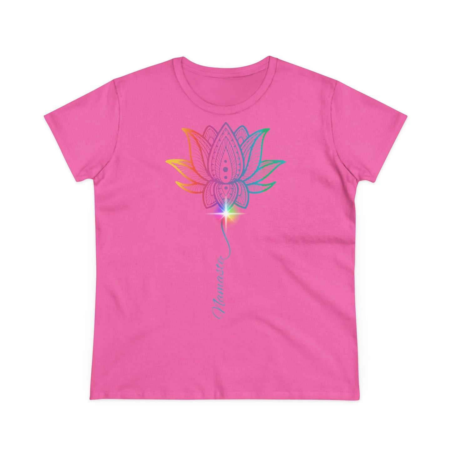 Women's Yoga Lotus Tee, Mindfulness Shirt, Spiritual Gift, Meditation Apparel, Wellness Wear, Inspirational Top