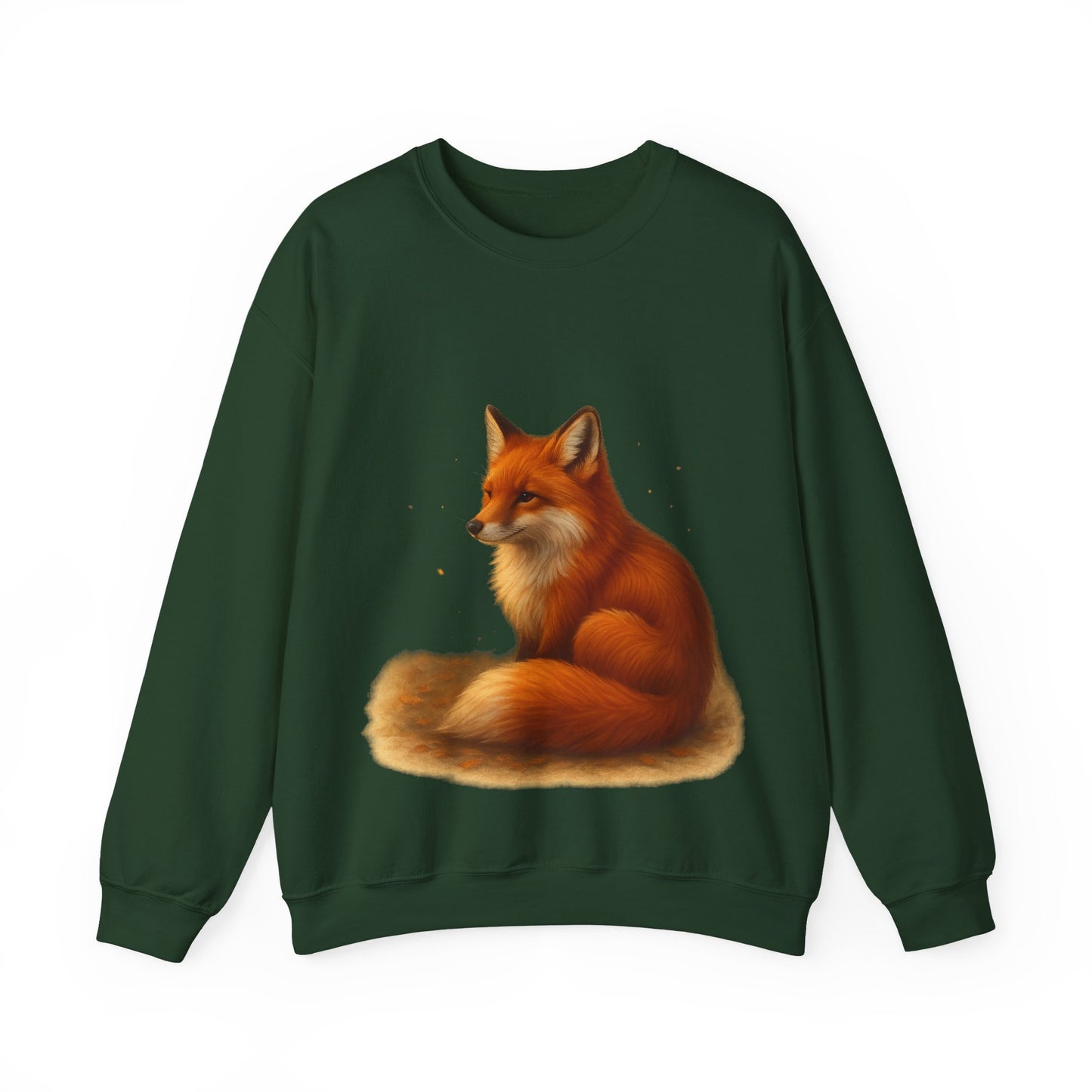 Cozy Fox Sweatshirt, Cute Animal Crewneck, Gift for Animal Lovers, Casual Fall Apparel, Art-Inspired Clothing