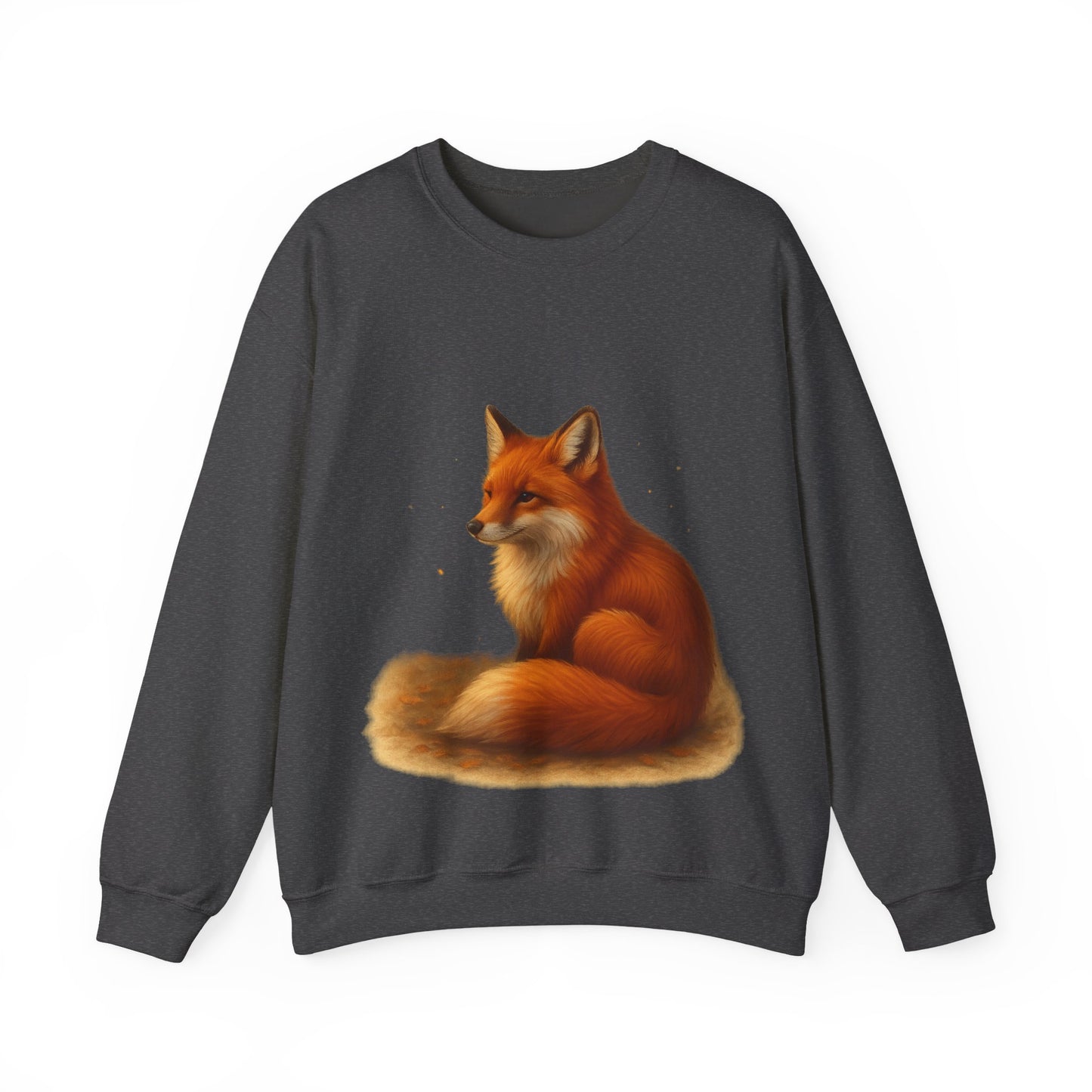 Cozy Fox Sweatshirt, Cute Animal Crewneck, Gift for Animal Lovers, Casual Fall Apparel, Art-Inspired Clothing