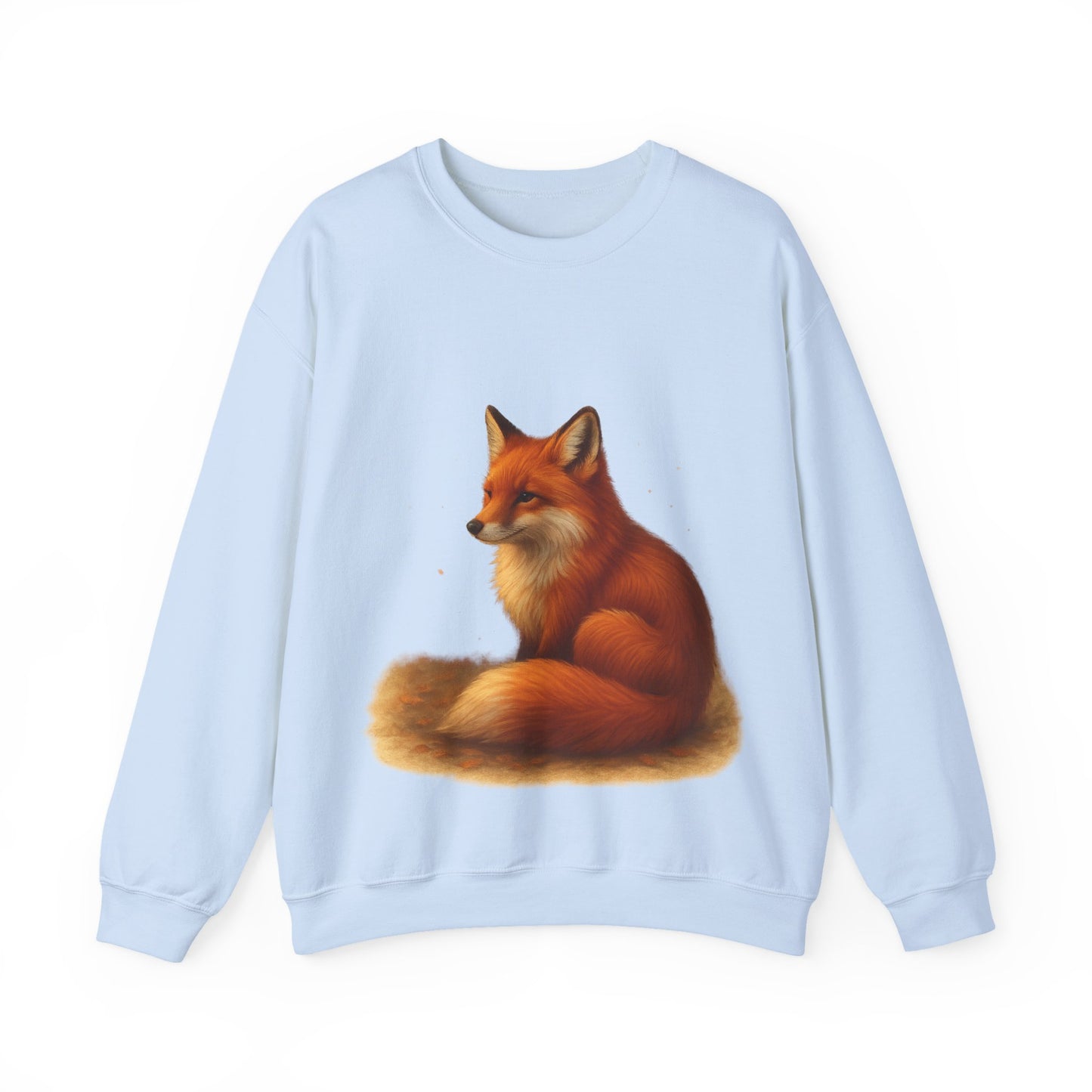 Cozy Fox Sweatshirt, Cute Animal Crewneck, Gift for Animal Lovers, Casual Fall Apparel, Art-Inspired Clothing