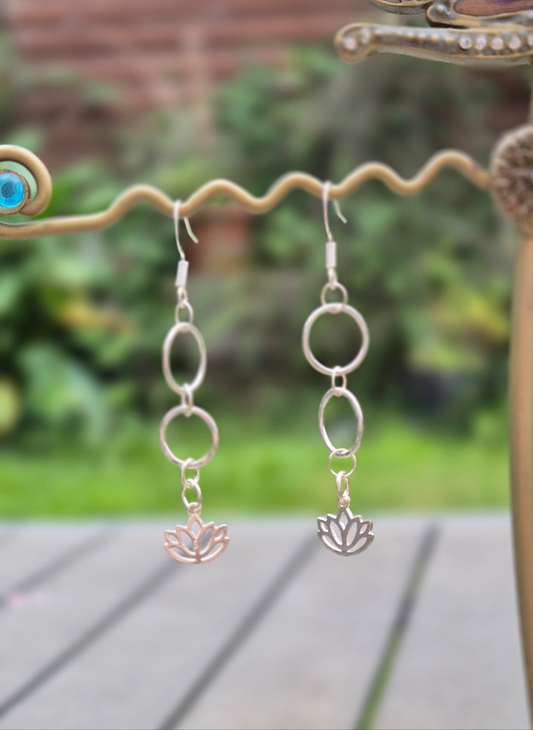 Lotus Flower Earrings