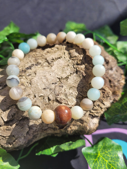 Amazonite Bracelet [Matte Finish] - Daonna Designs