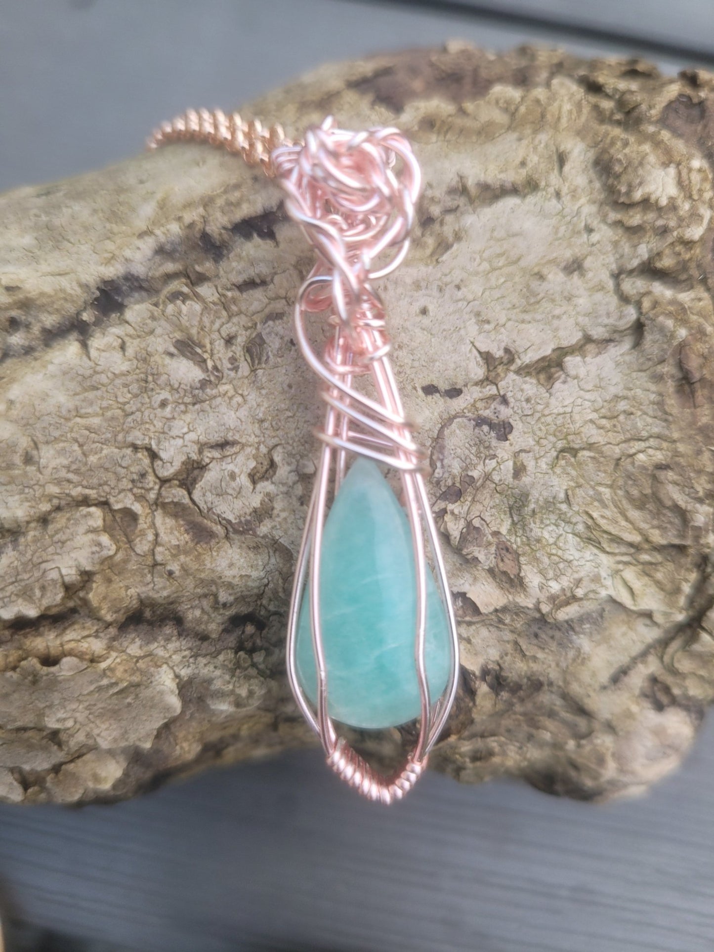 Amazonite in Rose Gold - Daonna Designs