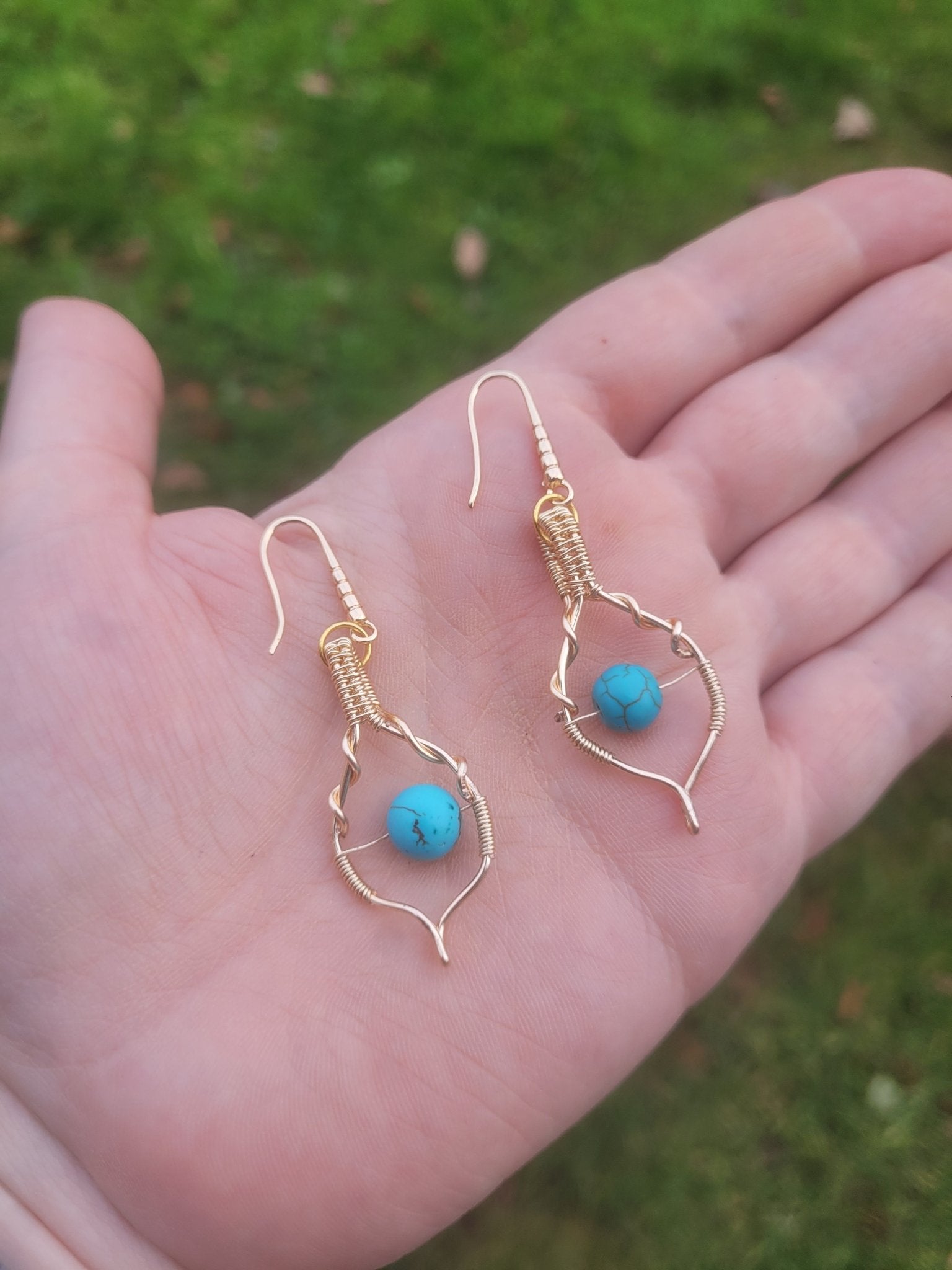 Amphitrite Gold Earrings - Daonna Designs