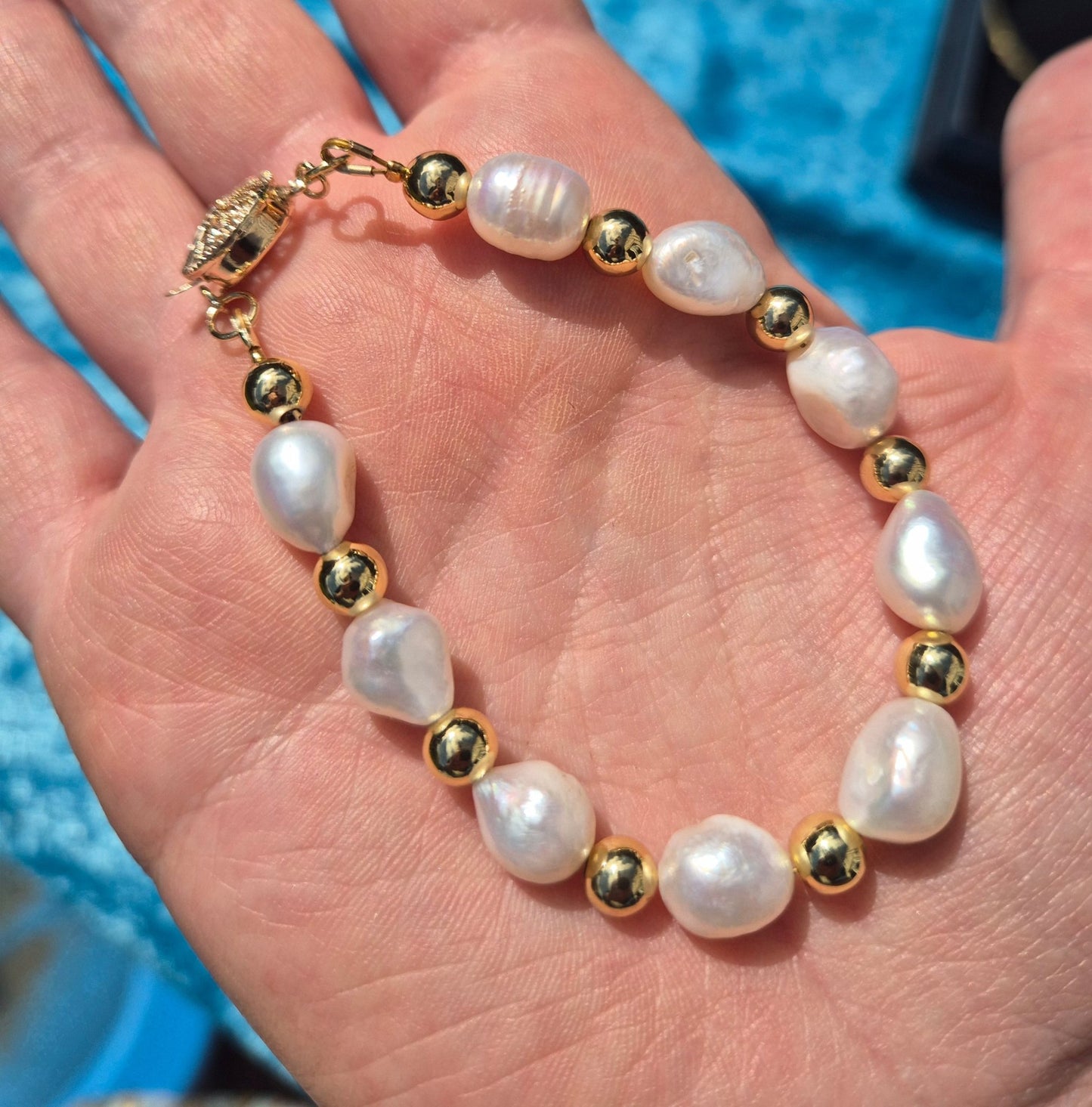 Aphrodite Pearl Bracelet - Daonna Designs