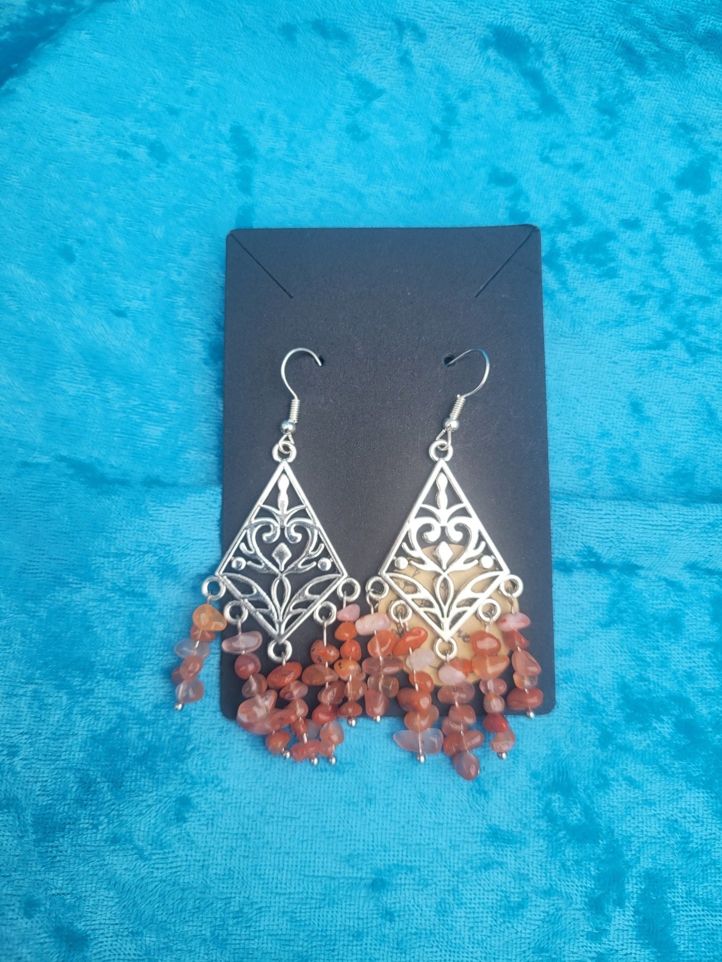 Carnelian Drop Earrings - Daonna Designs