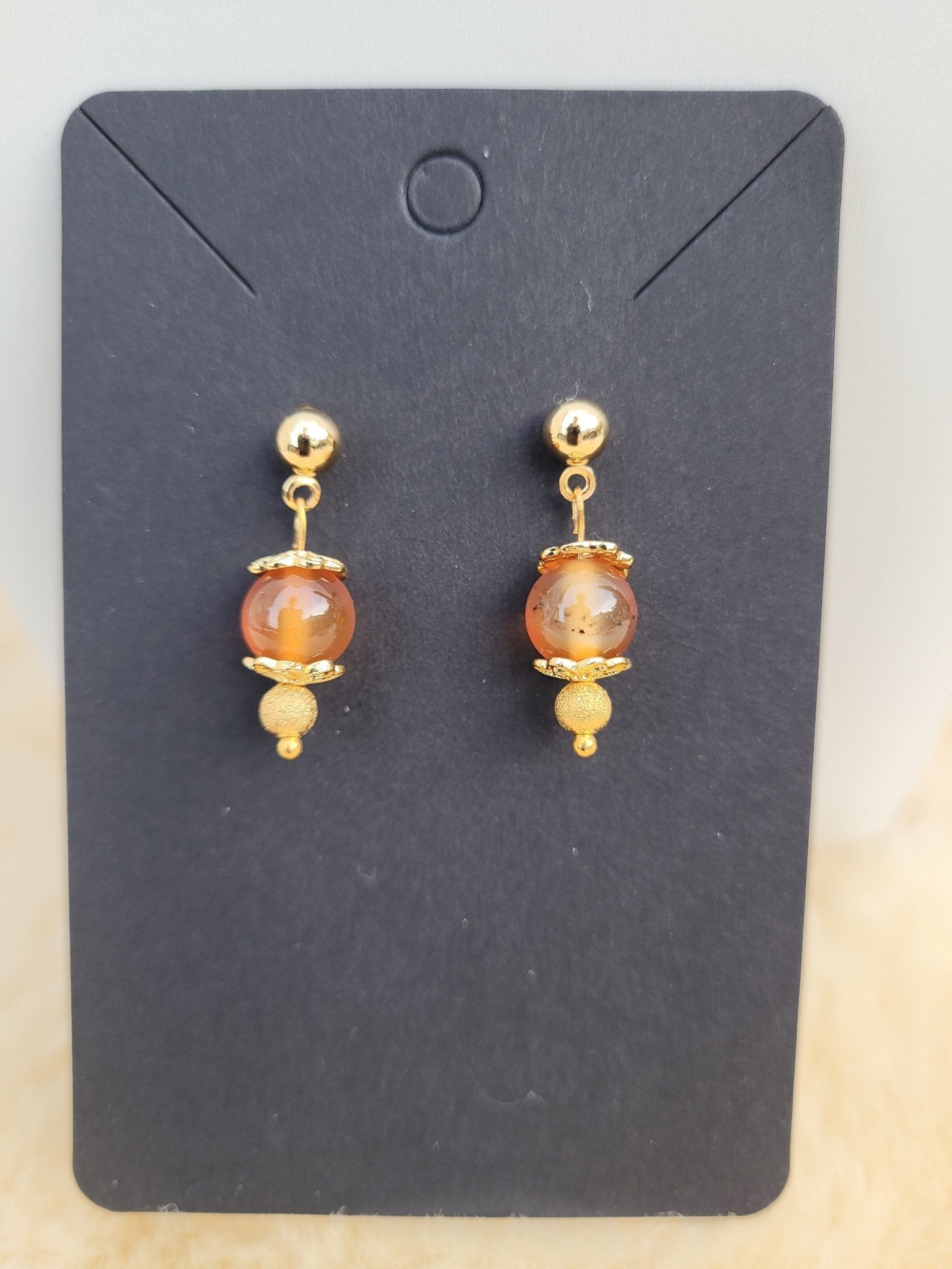 Carnelian Earrings - Daonna Designs