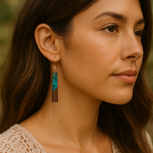 Gráinne Earrings - Emerald