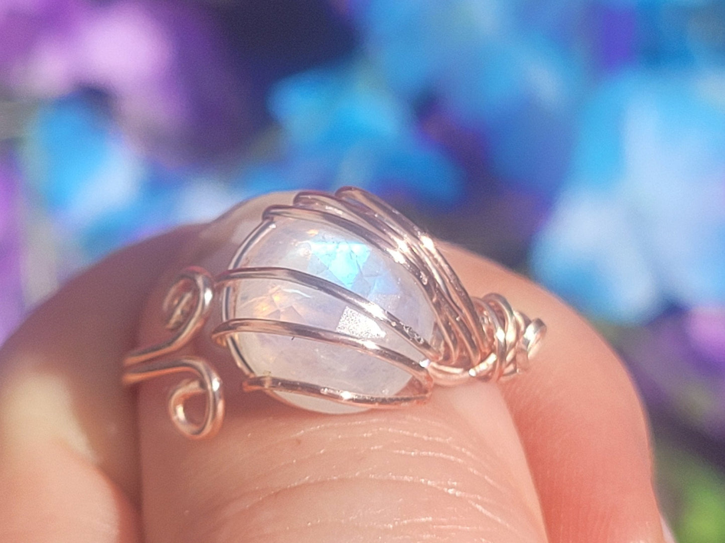 Freya Ring - Moonstone Size 52 - 62 [EU] - Daonna Designs