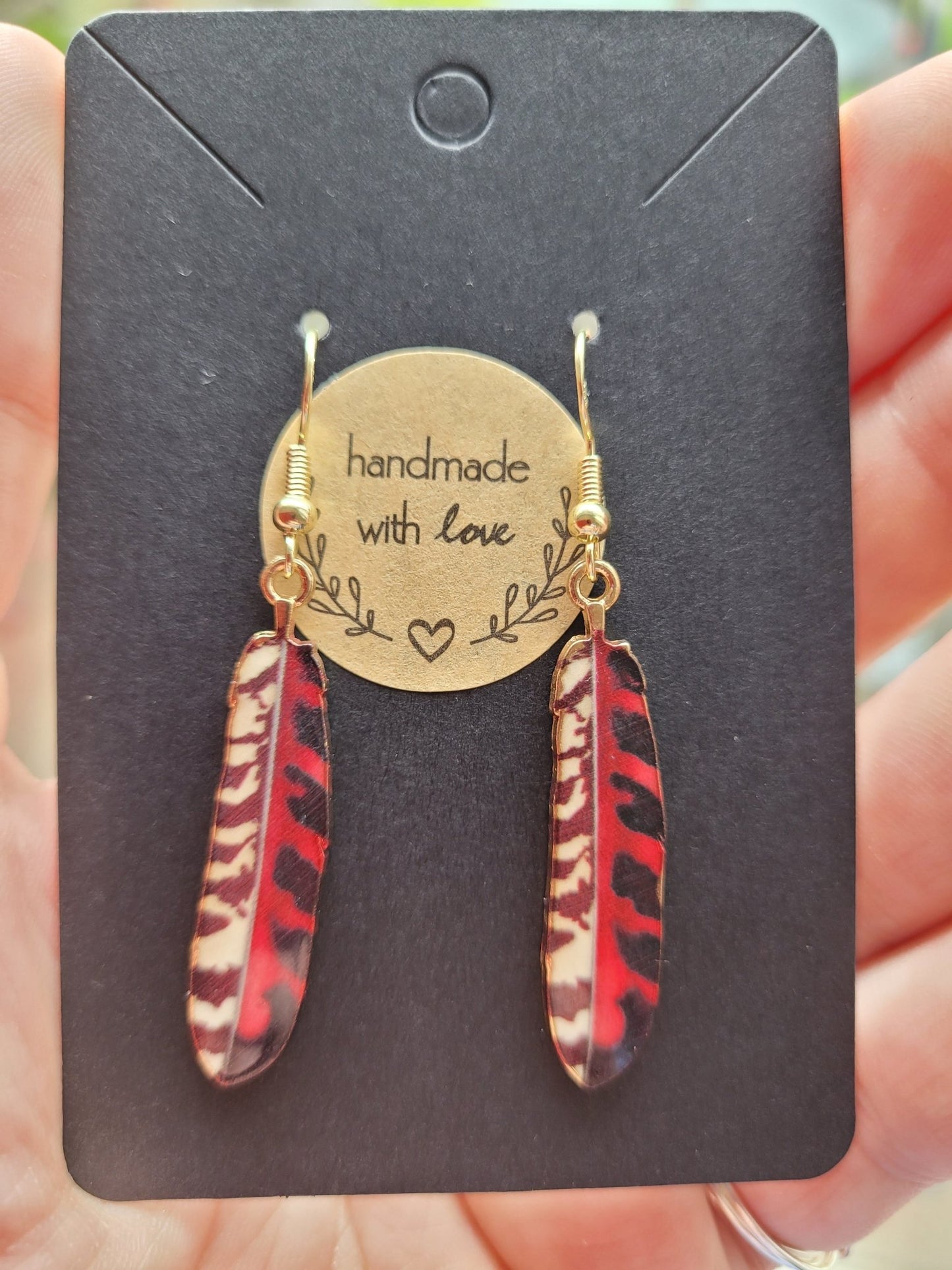 Kaia Feather Earrings - Daonna Designs