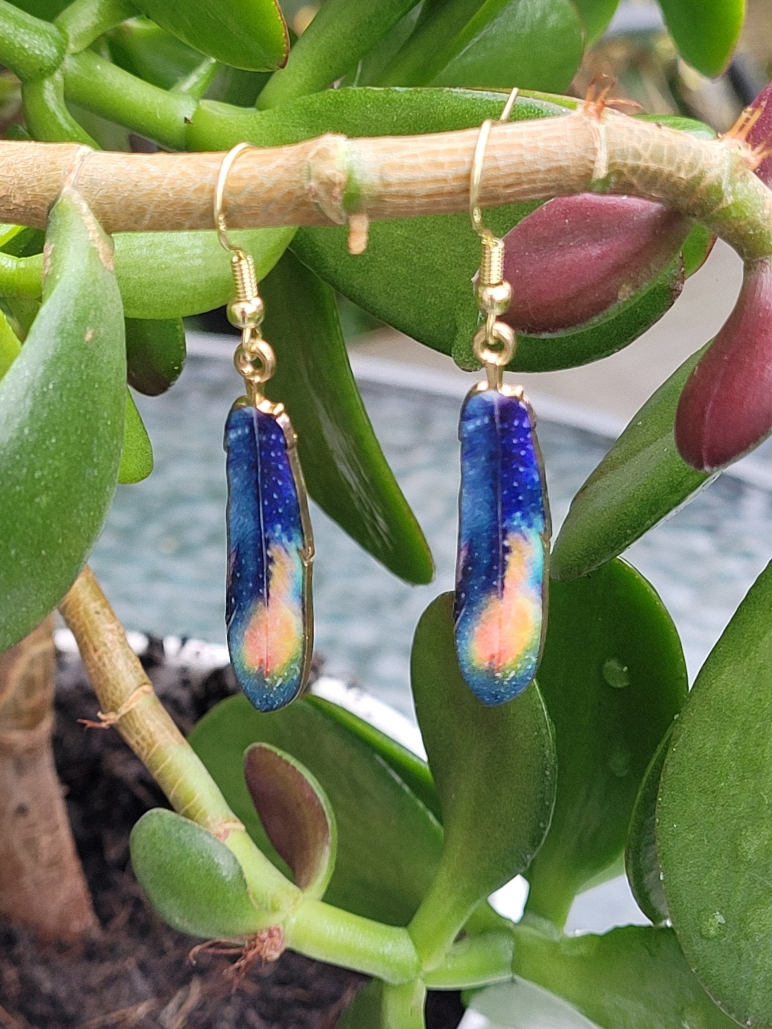 Makah Feather Earrings - Daonna Designs