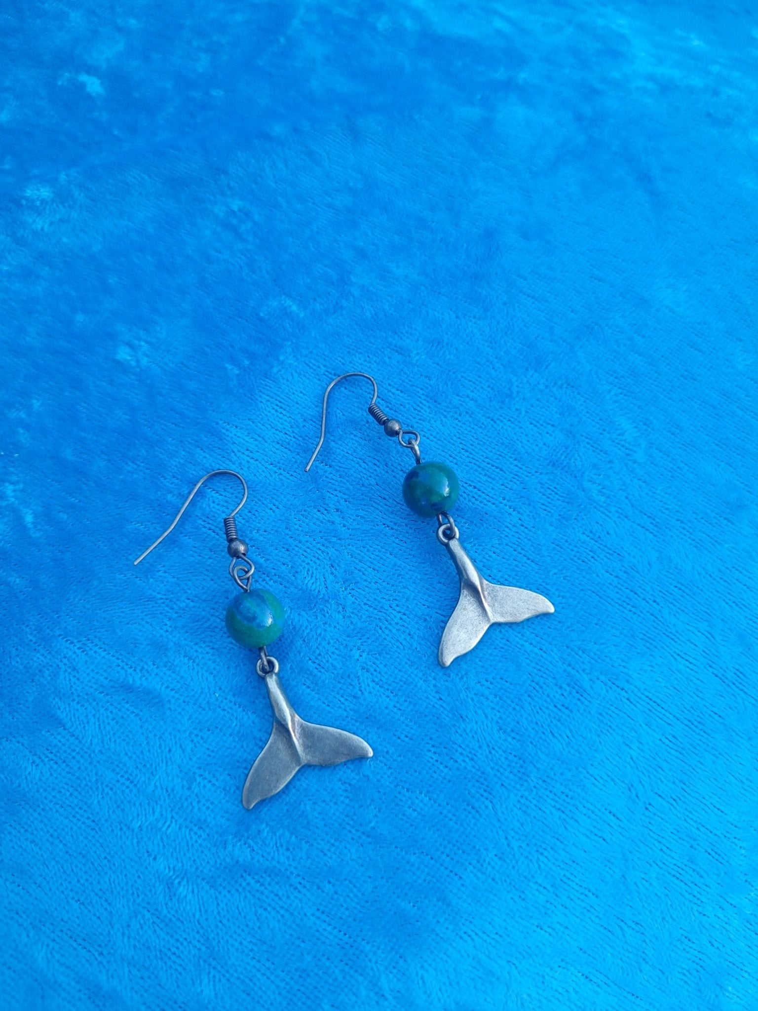 Naiad Chrysocolla Earrings - Daonna Designs