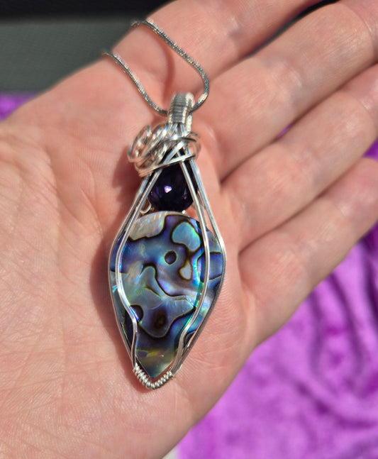 Paua Shell Necklace - Daonna Designs