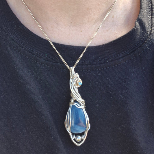 Blue Opal Pendant