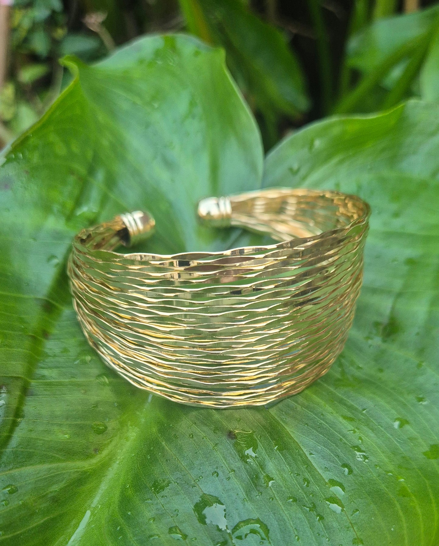 Hammered Gold Filled Bracelet