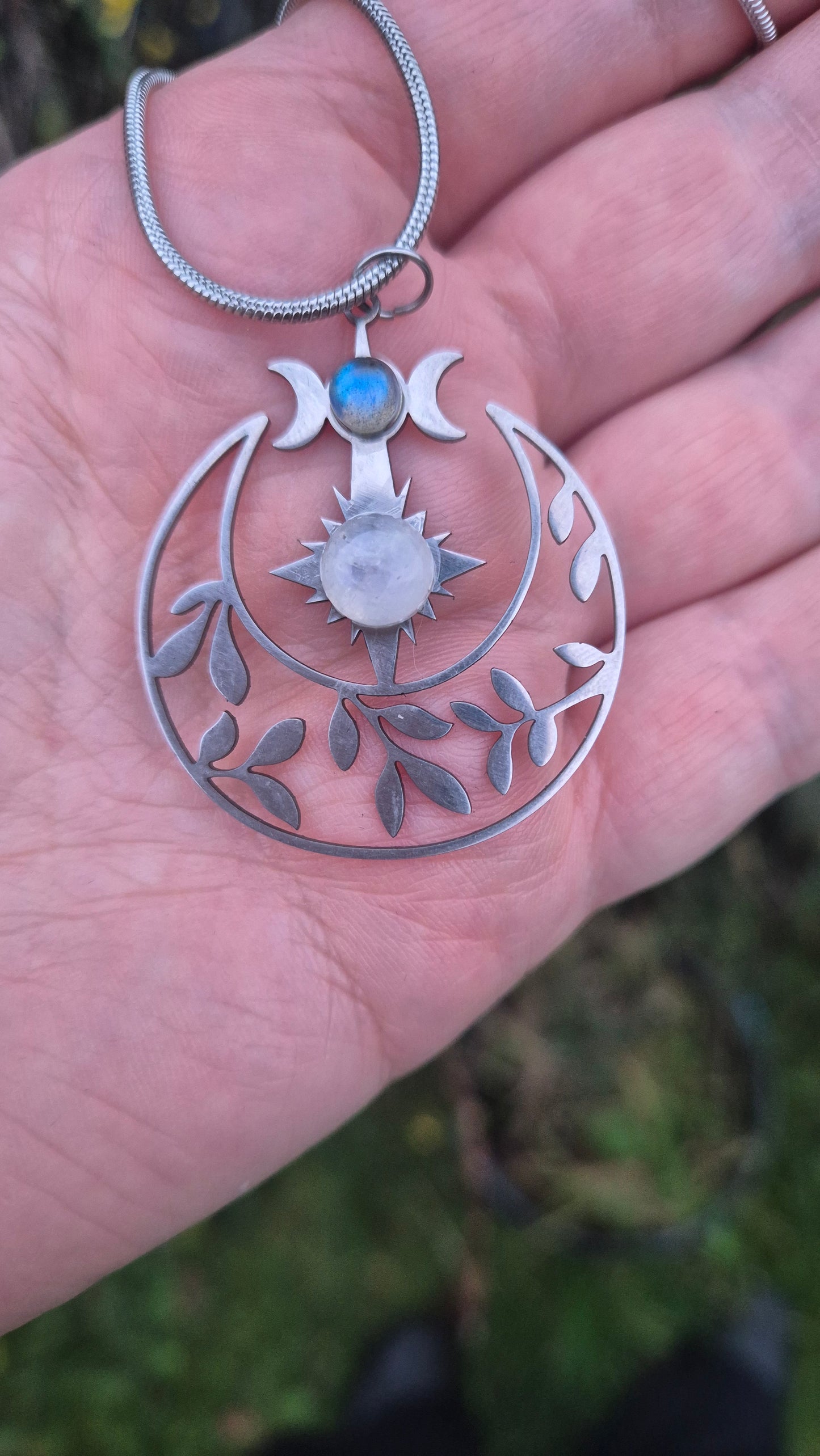 Triple Moon Pendant