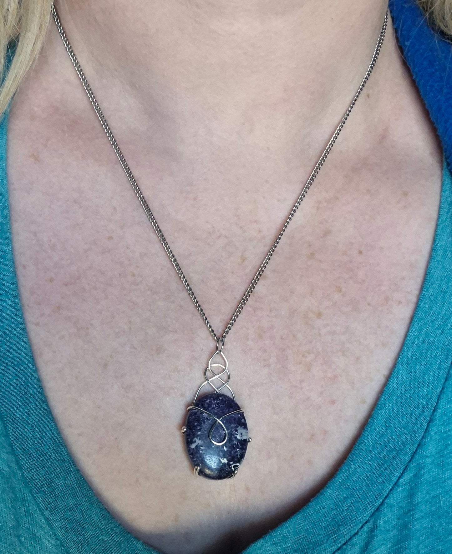 Celtic Lepidolite Necklace