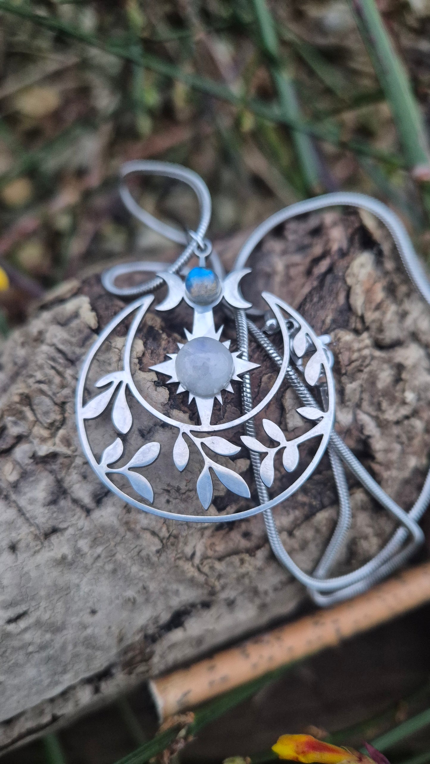 Triple Moon Pendant