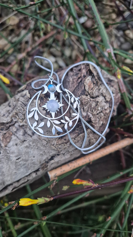 Triple Moon Pendant