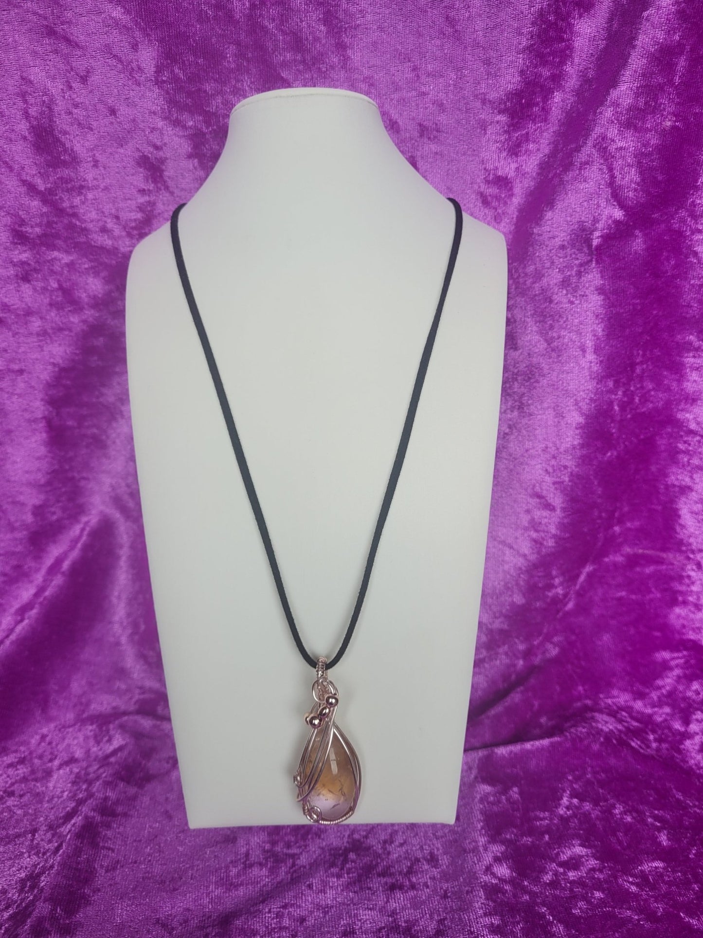 Rose Gold Ametrine Pendant - Daonna Designs