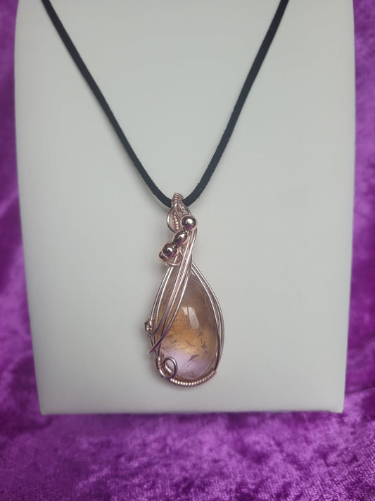 Rose Gold Ametrine Pendant - Daonna Designs