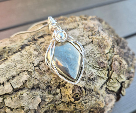 Saga Pyrite Pendant - Daonna Designs